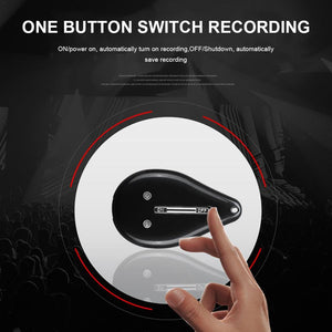 STTWUNAKE mini hidden voice recorder Professional Digital 8GB HD noise reduction Time stamp Spy voice recorder Built - in battery - Zambeel