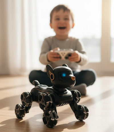 Stunt Dog - Remote Control Robot Dog Toy - Zambeel