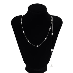 Stylish And Elegant Long Chain Tassel Necklace For Women - Zambeel