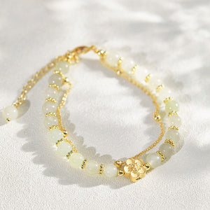 Stylish And Minimalist Double - chain Layered Bracelet - Zambeel