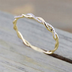 Stylish Personalized Twisted - rope Ring - Zambeel