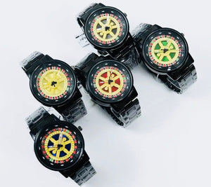Stylish Roulette Dial Wrist Watch - Zambeel