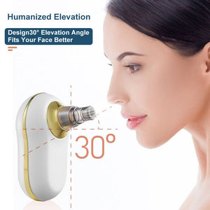 Suction Blackhead Remover Kit Electric Facial Pore Cleanser Acne Cleaner - Zambeel
