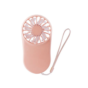 Summer 1pc Cute Portable Mini Fan Handheld USB Chargeable Desktop Fans 3 Mode Adjustable Summer Cooler For Outdoor Travel Office - Zambeel