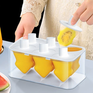 Summer Homemade Ice Cream Popsicle Box Silicone Cube Mold - Zambeel