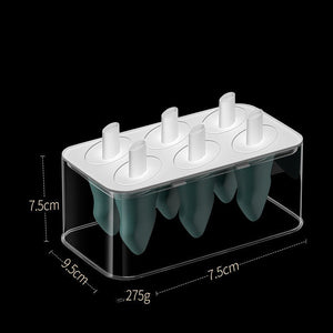 Summer Homemade Ice Cream Popsicle Box Silicone Cube Mold - Zambeel