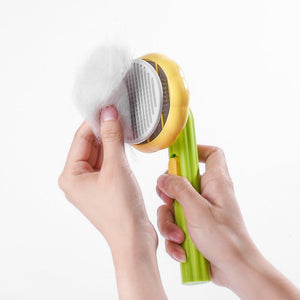 Sunflower Pet Cat And Dog General Cleaning Hair Massage Comb - Zambeel