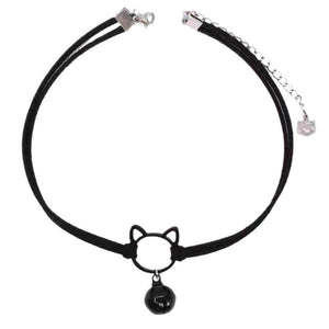 Sweet Cool Hot Girl Dark Cat Necklace Special - interest Design High Sense - Zambeel