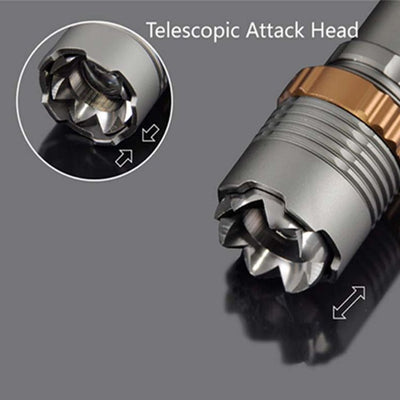 T6 Aluminum Alloy Rotating Focusing Flashlight - Zambeel