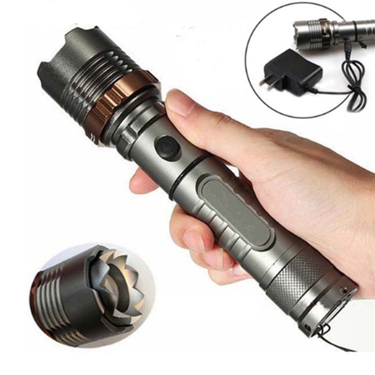 T6 Aluminum Alloy Rotating Focusing Flashlight - Zambeel