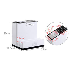 Tableware Storage Holders Kitchen Knife Plastic Storages Racks For Kitchen Convenience Cabinet Kitchen Gadgets - Zambeel