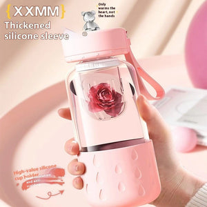 Tea Water Separation Magnetic Glass Water Cup Sealed Without Leakage Glass Tea Water Cup Infuser Tumbler Drinkware Water Bottle With Tea Filter - Zambeel