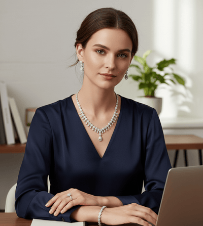 Teardrop Crystal Jewelry - Zambeel