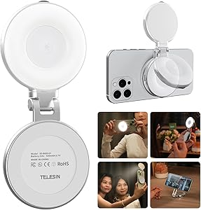 TELESIN - Magnetic Selfie Ring Light © - Zambeel