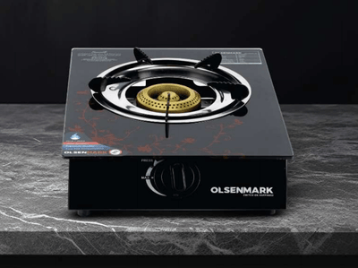 Tempered Glass Single Burner - Zambeel