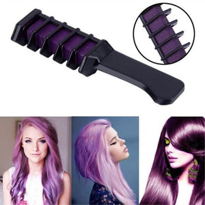 Temporary Mini Disposable Crayons Hair Color Dyeing Mascara Dye Chalk Box With Brush - Zambeel