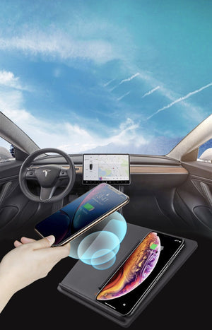 Tesla Applicable Car Wireless Charger - Zambeel
