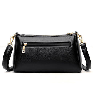 Texture Soft Leather Crossbody Bag Fashion Lady - Zambeel