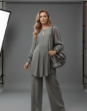 Textured Co - Ord Set - Zambeel
