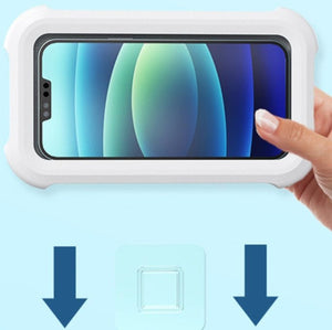 The Waterproof Box Of Bathroom Mobile Phone Rack Is Hung On The Wall - Zambeel