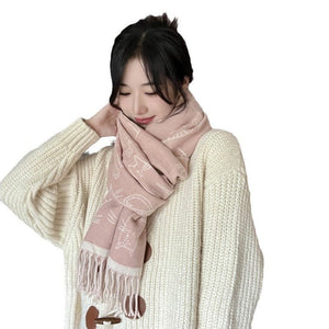 Thick Warm Scarf Double - sided Cashmere - like Scarf - Zambeel