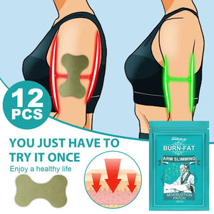 Thin Arm Patch Weight Loss Stickers Cellulite Removal Fat Burning Slimming Body Massage Shaping Care Herbal Plaster - Zambeel
