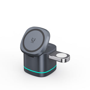 Three - in - one Folding Magnetic Wireless Fast Charging Charger - Zambeel