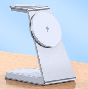 Three - in - one Magnetic Wireless Charger - Zambeel