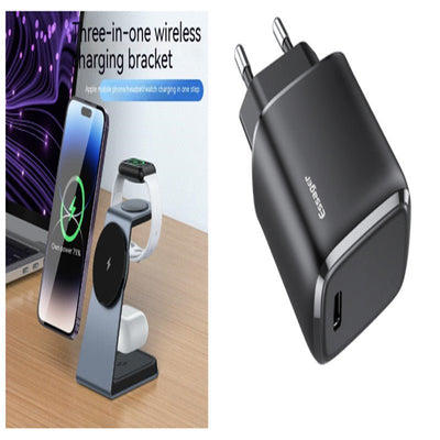 Three - in - one Magnetic Wireless Charger - Zambeel
