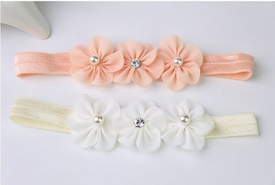 Three Little Plum Blossom Baby Headband - Zambeel