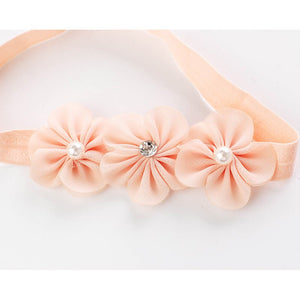 Three Little Plum Blossom Baby Headband - Zambeel