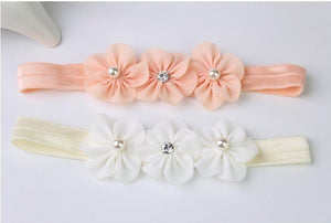 Three Little Plum Blossom Baby Headband - Zambeel