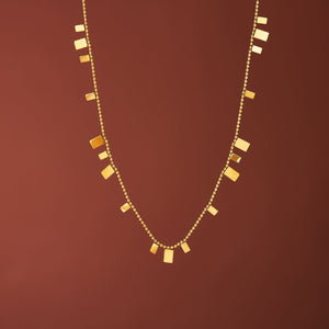 Titanium Steel Quadrilateral Necklace For Women Special - interest Design - Zambeel