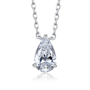Titanium Steel Water Drop Necklace Women's Stainless Steel - Zambeel