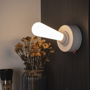 Toggle Light Indoor Bedroom Bedside Atmosphere Light Silicone USB Rechargeable Wall Light Silicone Small Night Lamp Decoration Home Decor - Zambeel