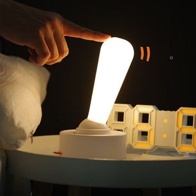Toggle Light Indoor Bedroom Bedside Atmosphere Light Silicone USB Rechargeable Wall Light Silicone Small Night Lamp Decoration Home Decor - Zambeel
