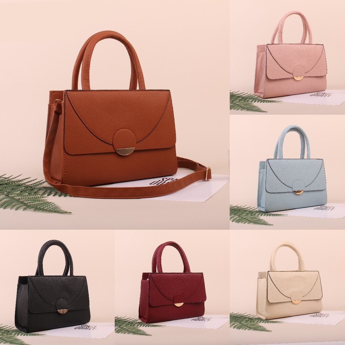 Tote Casual Leather Handbag - Zambeel