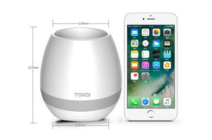 Touch - Sensitive Music Vase Desktop Audio - Zambeel