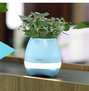 Touch - Sensitive Music Vase Desktop Audio - Zambeel