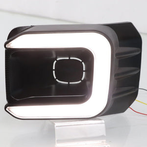 Toyota Hilux With Yellow Two - Color Low Profile Daytime Running Lights - Zambeel