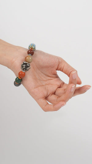 Traditional Chinese Medicine Jewelry Bead Bracelet - Zambeel
