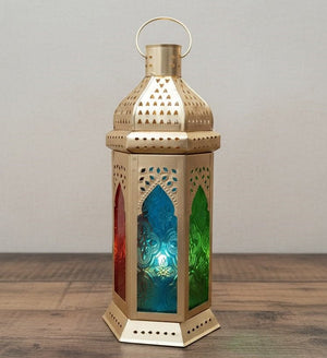 Traditional Metal Ramadan Lantern - Zambeel
