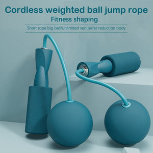 Training Jump Rope Set Fitness Jump Ropes And Silicone Handles For Women Men Kids With Speed Cordless Ball Adjustable Anti - Tangle PVC Wire Rope For Fitness Crossfit Indoor Outdoor Workout - Zambeel