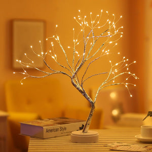 Tree Light Touch Switch Pearl Star Night Light - Zambeel