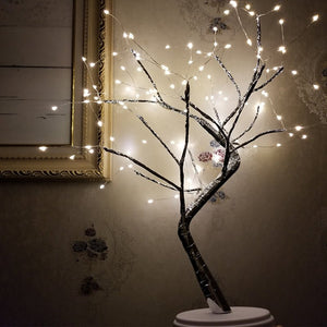 Tree Light Touch Switch Pearl Star Night Light - Zambeel