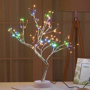Tree Light Touch Switch Pearl Star Night Light - Zambeel