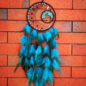 Tree Of Life Feather Home Decor Dream Catcher Wall Mount - Zambeel