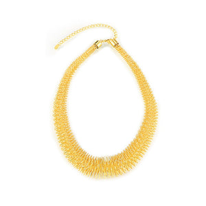 Trendy Collar Exaggerated Personalized Design Titanium Steel 18K Gold Plating - Zambeel