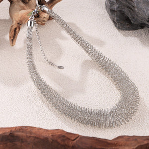 Trendy Collar Exaggerated Personalized Design Titanium Steel 18K Gold Plating - Zambeel