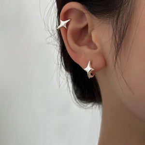 Trendy Earrings Women's Personalized Ear Studs Men - Zambeel